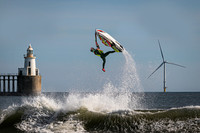Cartwheels over the sea