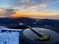 Sunset on Yr Wyddfa - Ice Axe Required